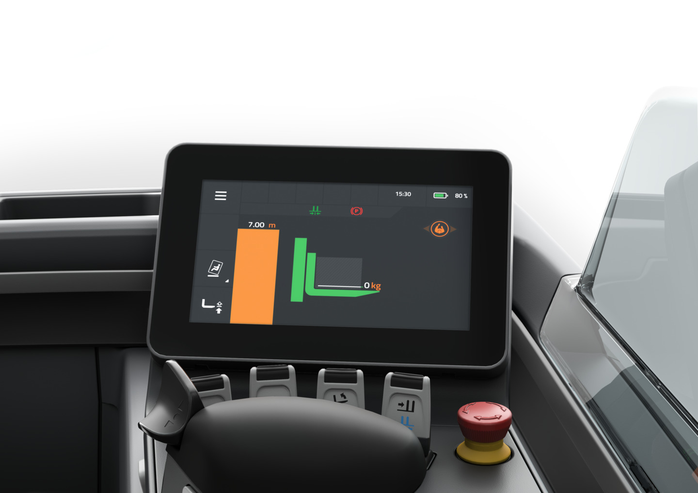 Toyota BT Reflex_touchscreen display